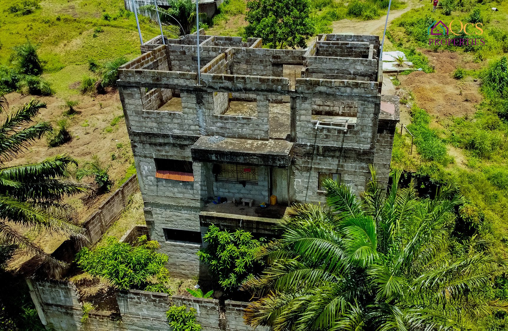 3-FLOORS UNFINISHED BUILDING FOR SALE – LUNGI photo 3